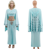 Queen Padme Costume Star Wars Sexy Padme Amidala Dress Cloak Halloween Suit ACcosplay